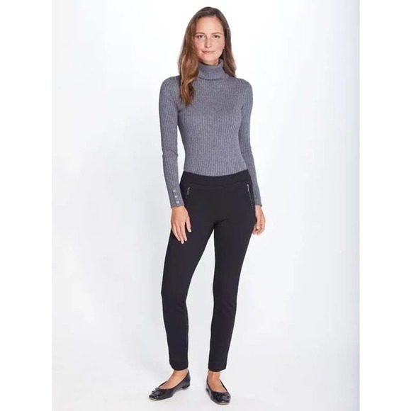 J. McLaughlin Womens Size 8 Elastic Waistband Skinny Ross Pants Pull-On - Picture 8 of 8